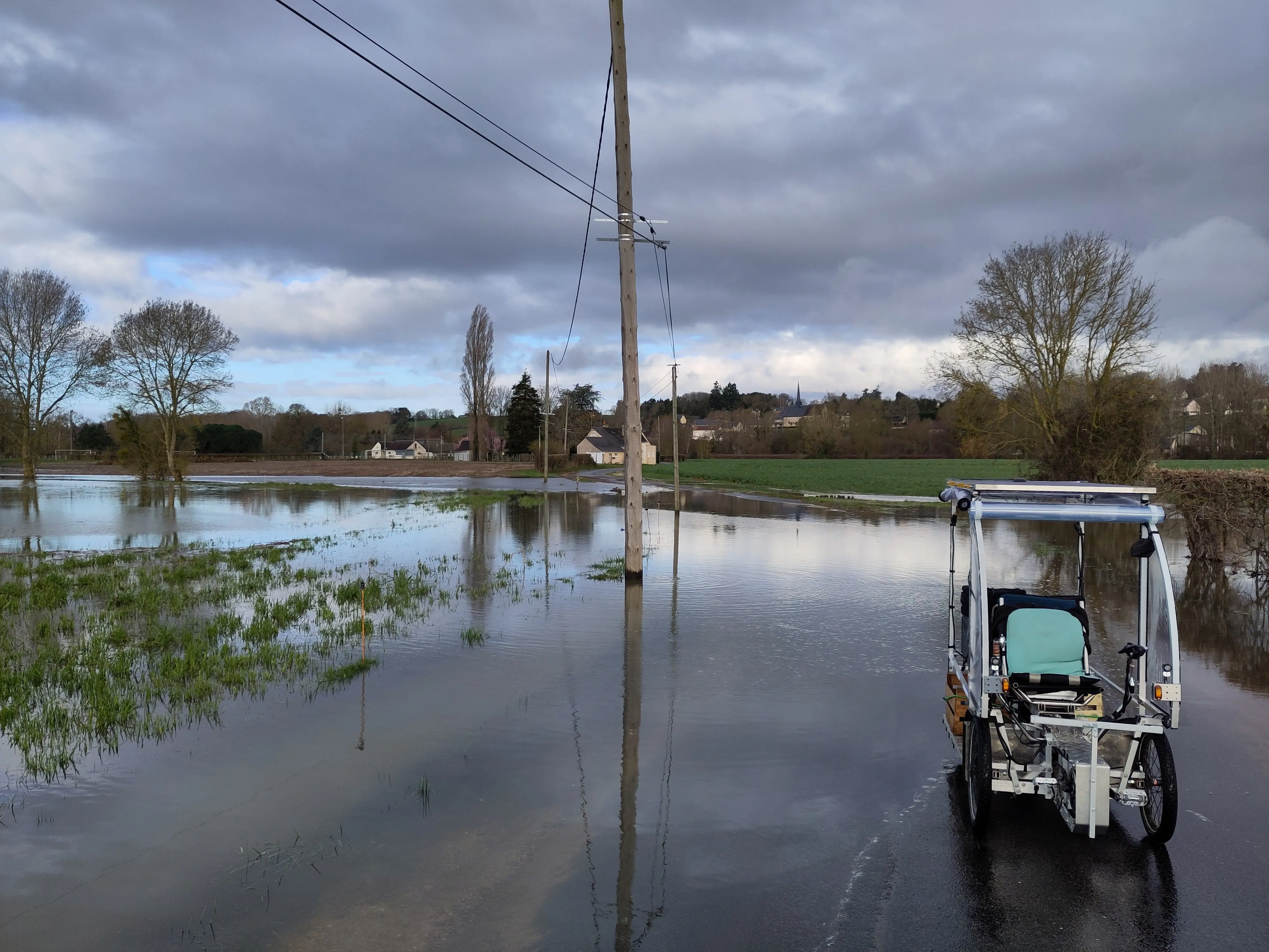 inondations après passage