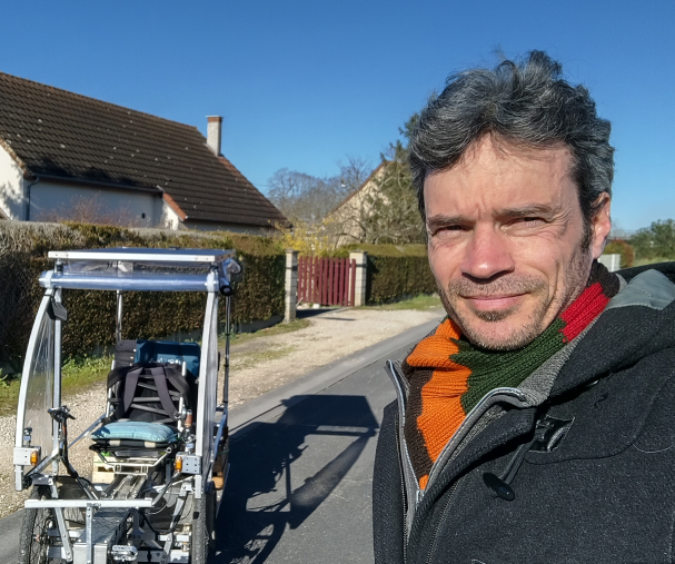 Yannick Duthé et son vhélio